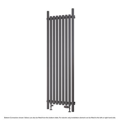 Eastbrook Lambourne horizontale radiator 55x180cm 1146W antraciet