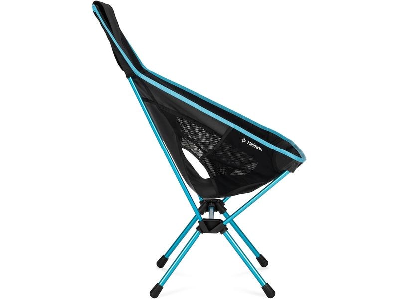 HELINOX Chair One Highback (re) Schwarz/Türkis Stuhl mit Aluminiumlegierung