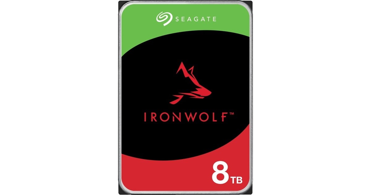 SeagateIronWolf 8 TB harde schijf  (SATA/600, 24/7)