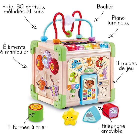 Cube nature interactif multi-activités   de               Vtech