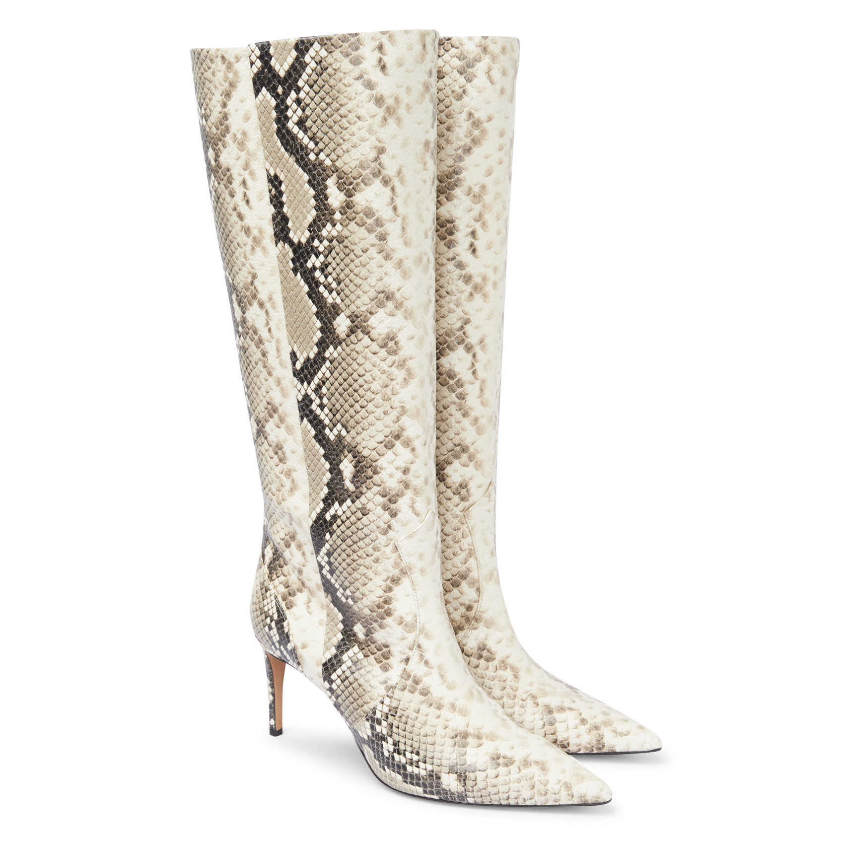 DAVYNPYT - Bottes en cuir | Beige