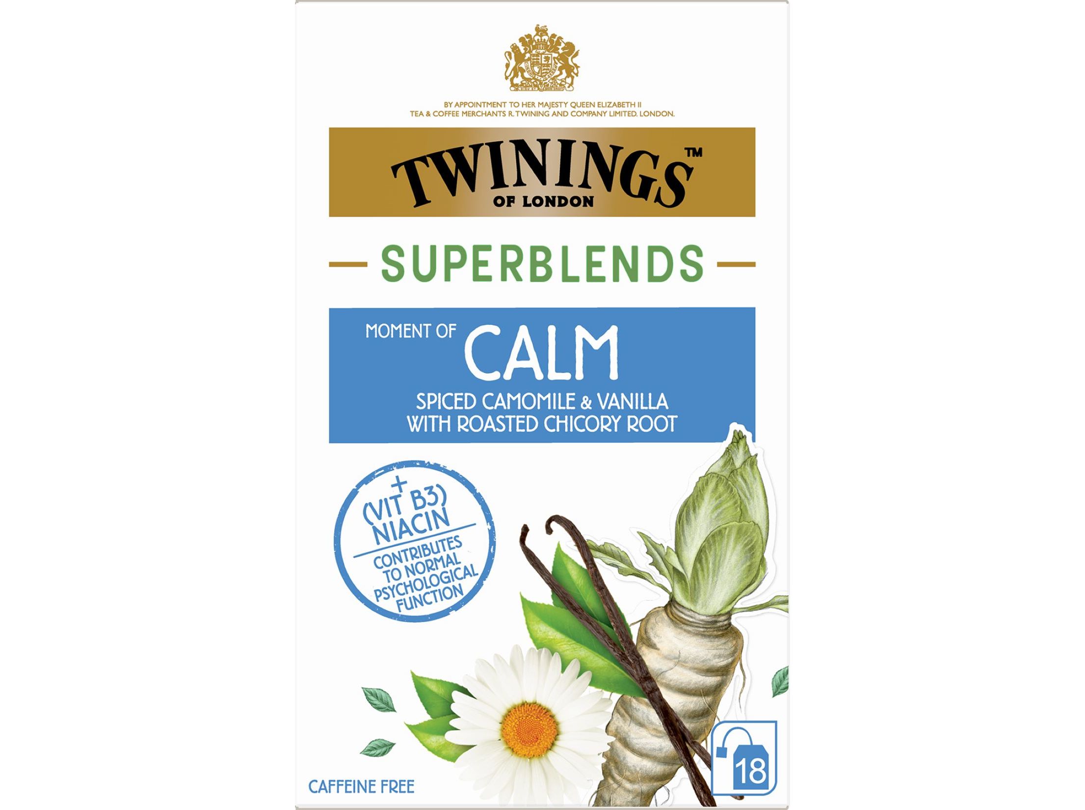 INFUSÃO TWININGS SUPERBLEND CALM 18 SAQ