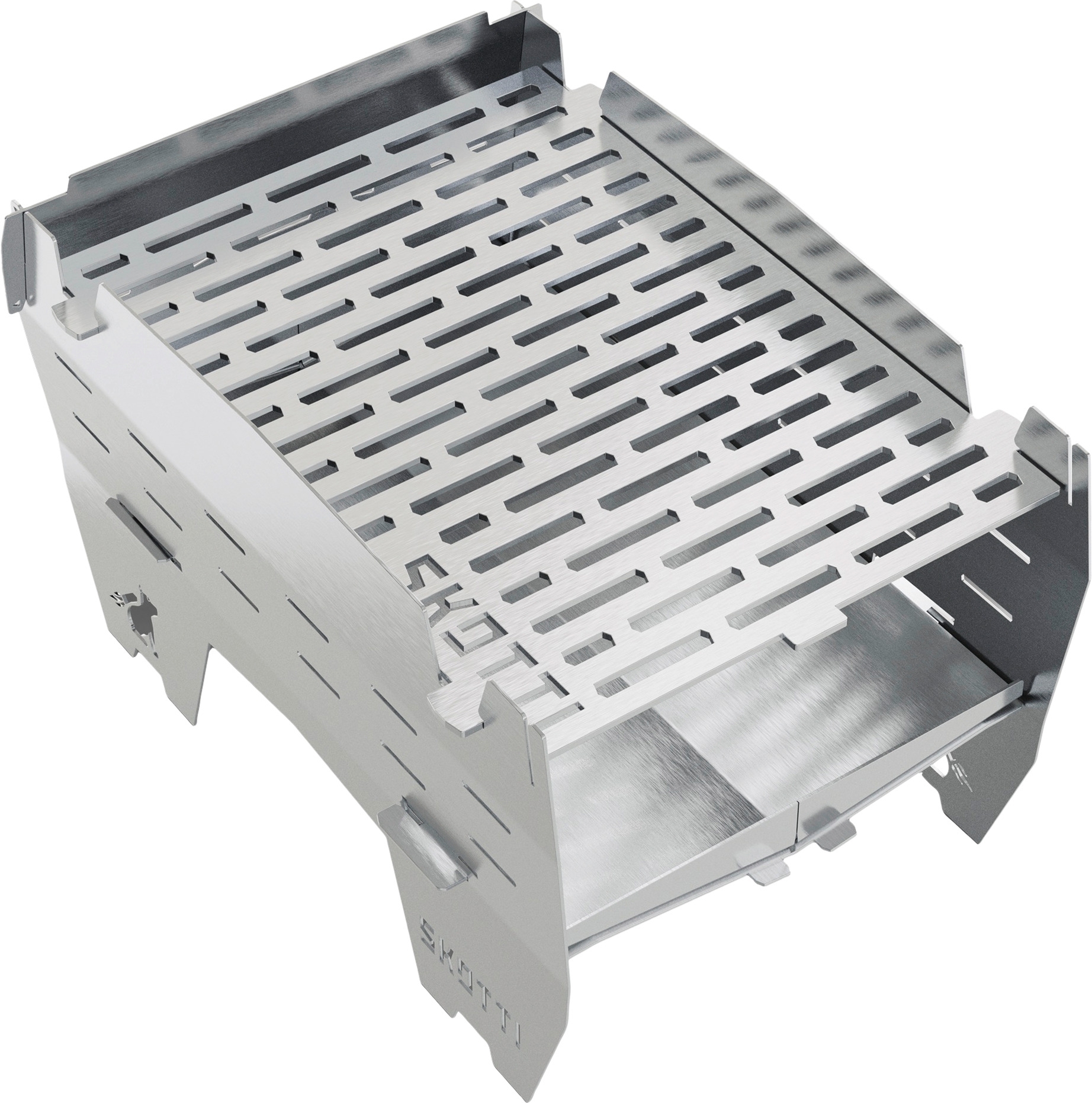 Skotti Tischgrill Mini für Holz / Gas / Holzkohle