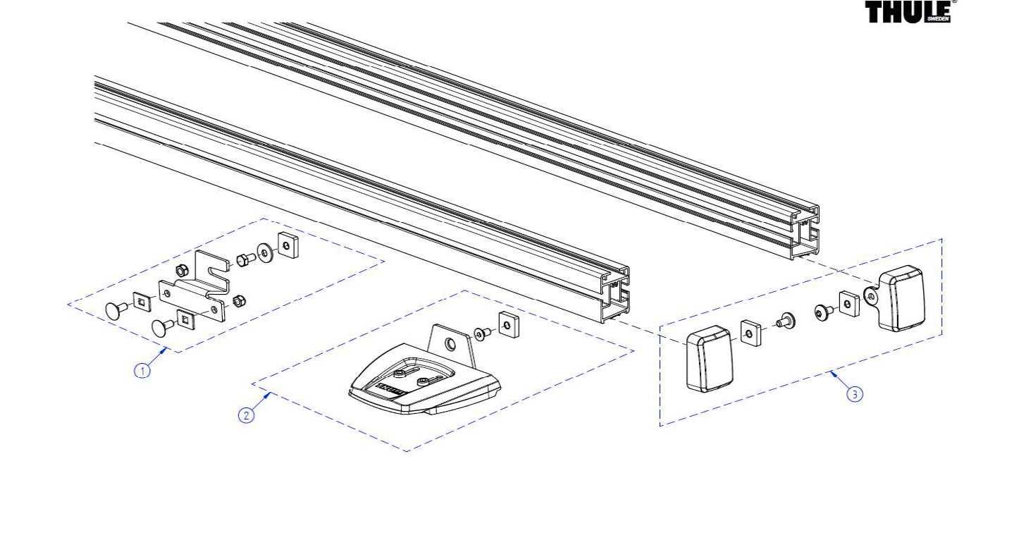 Base Rail Covers left/rig