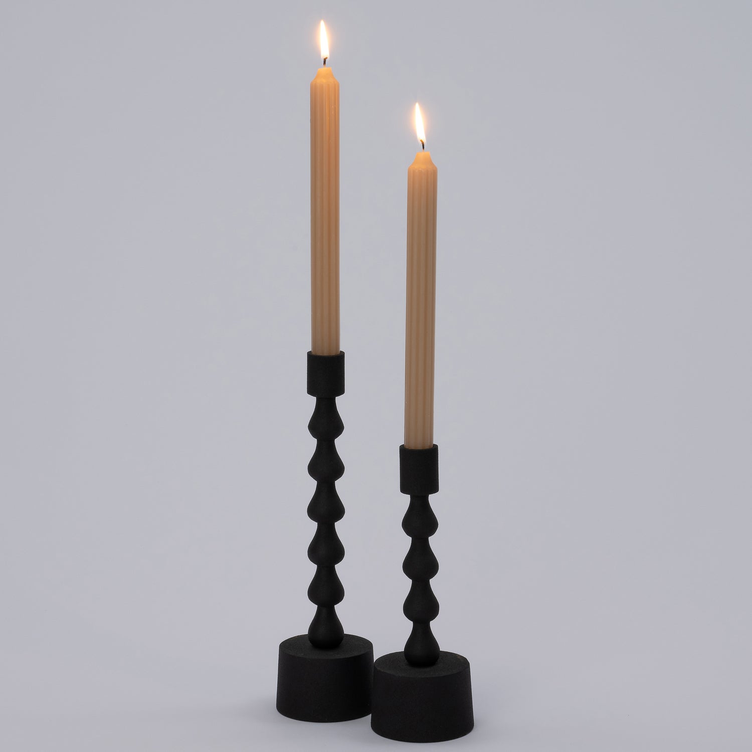 Intratuin kandelaar Lieve zwart D 7,5 H 27 cm