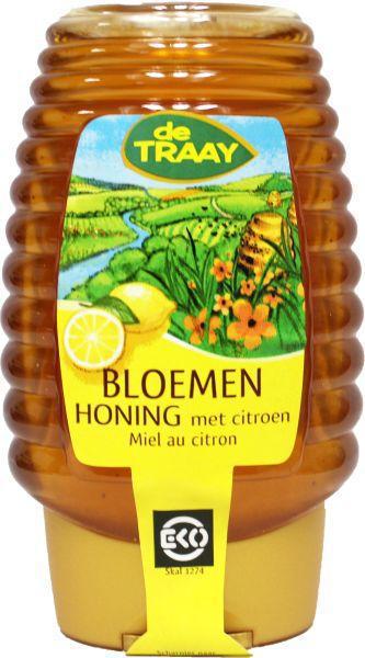 Traay Honing citroen knijpfles 375g