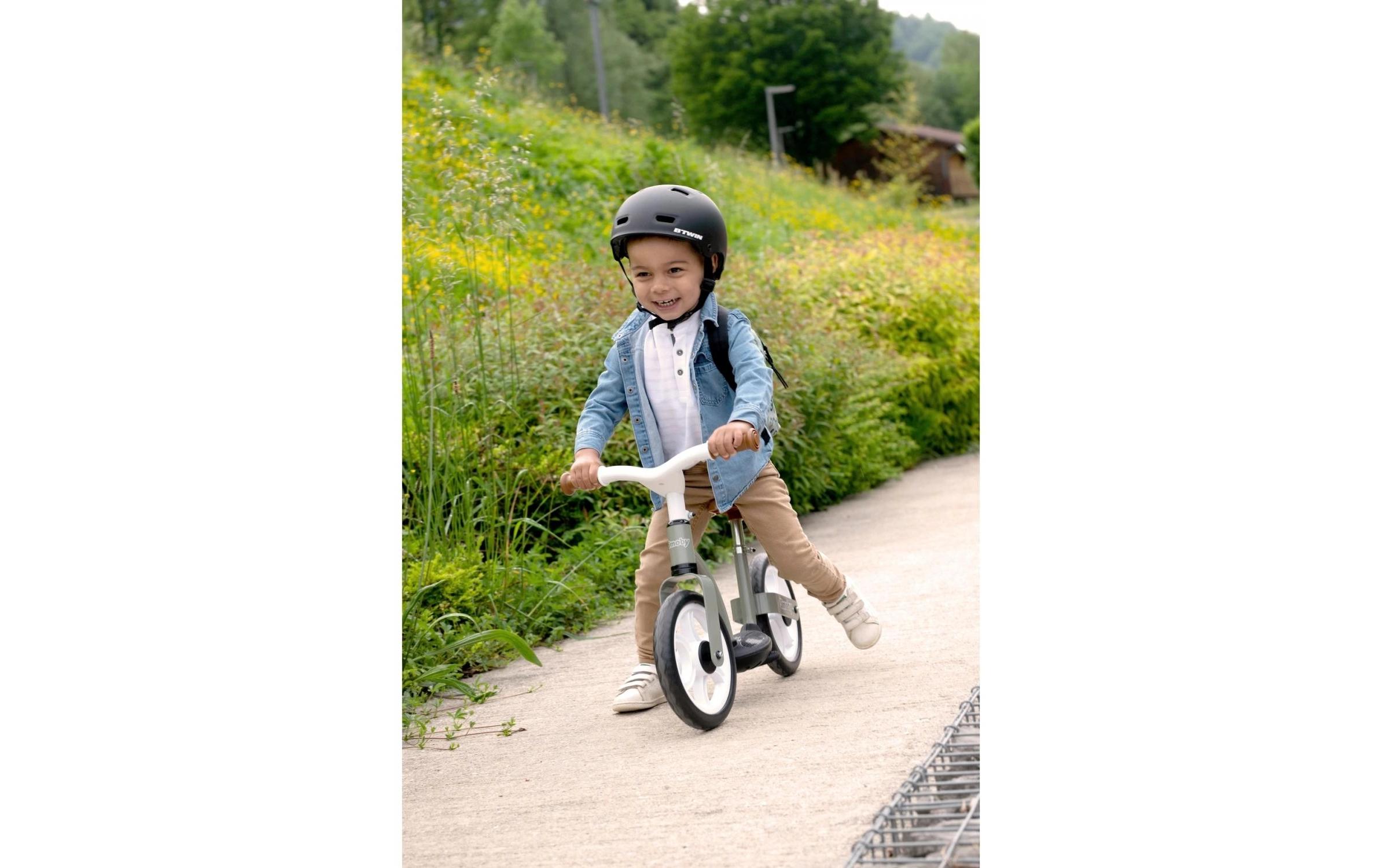 Kinder-Laufrad Komfort Olivgrün/SchwarzLaufrad für Kinder