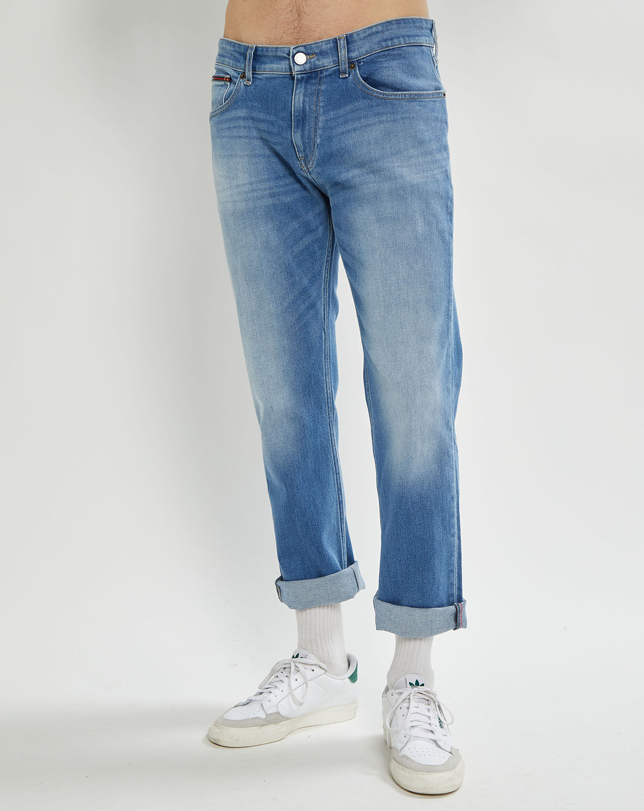 Tommy Jeans Jean droit Ryan Bf1132 bleu