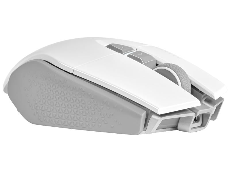 Corsair Gaming-Maus M65 RGB Ultra Wireless Weiss Kabellose Gaming-Mouse mit geringem Eigengewicht und programmierbaren Tasten, speziell konzipiert für FPS-Spiele