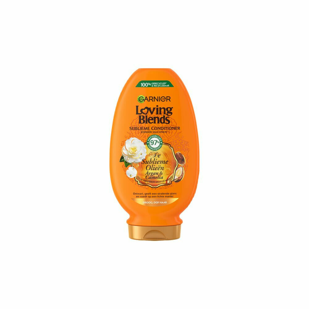 Garnier Loving Blends Argan en Cameliaolie Shampoo - 2x 300 ml & Conditioner 2x 250 ml - Pakket