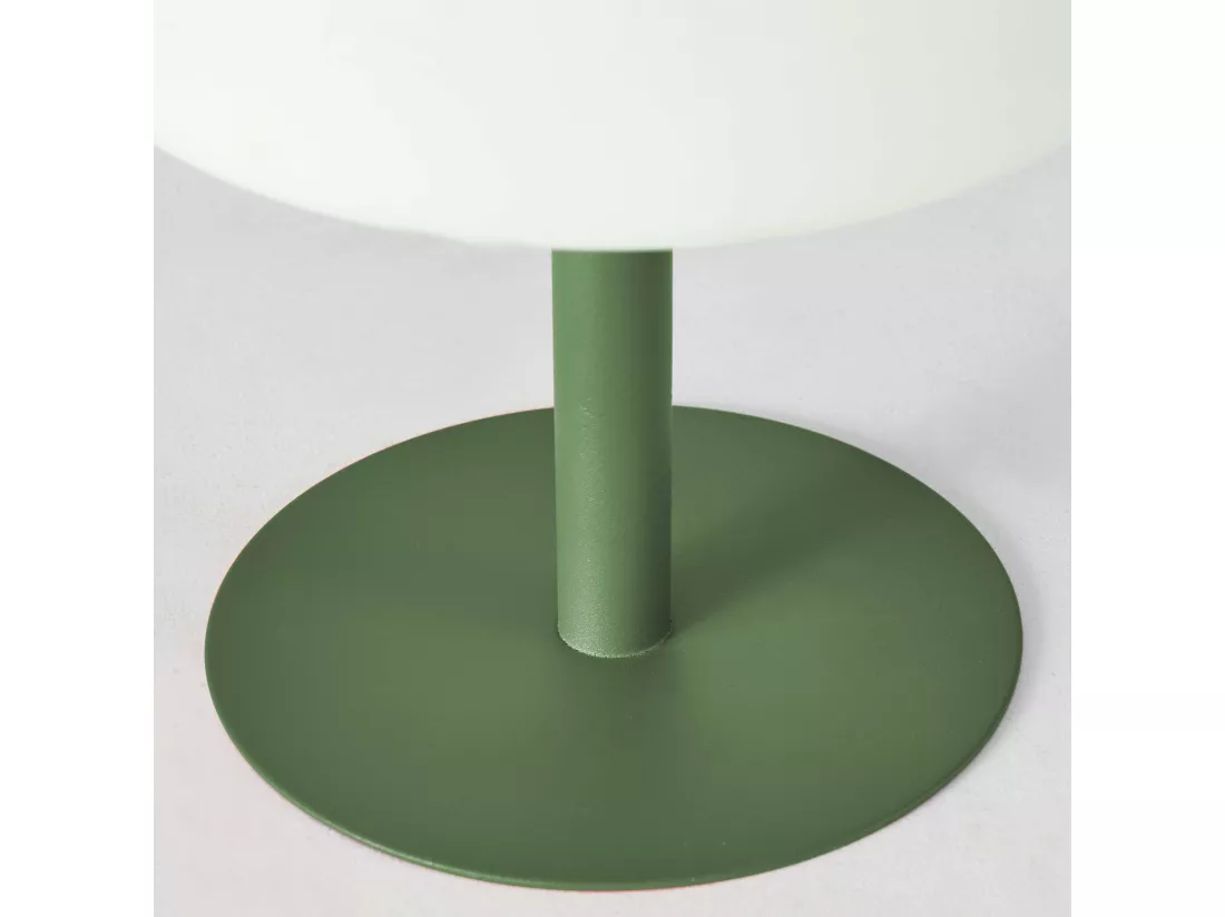 Mini lampe acier vert cactus