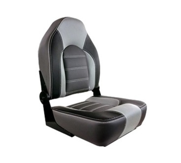 Siège pliant de bateau Allpa Fishmaster gris/anthracite sans couture