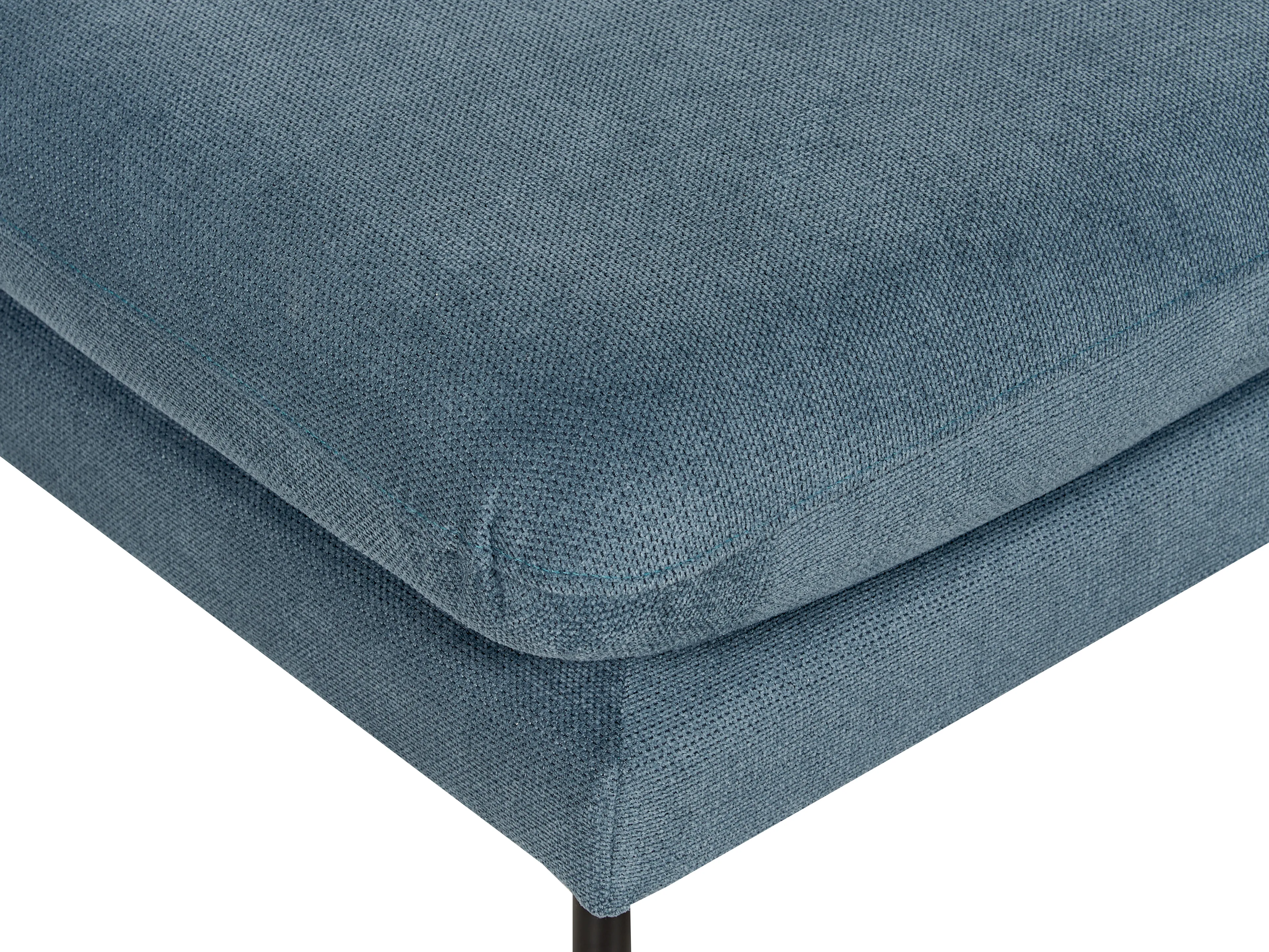 Ottomaan VINTERBRO Chenille Blauw