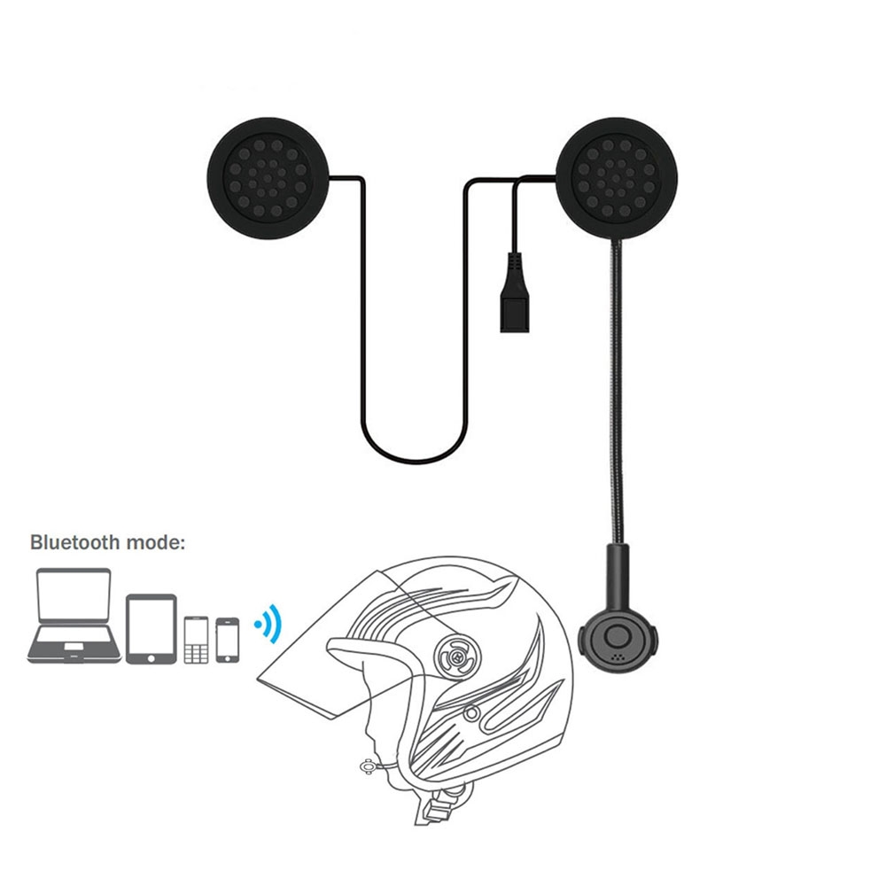 Bluetooth Headset Freisprecheinrichtung für Motorrad Helme (20-30m Reichweite)