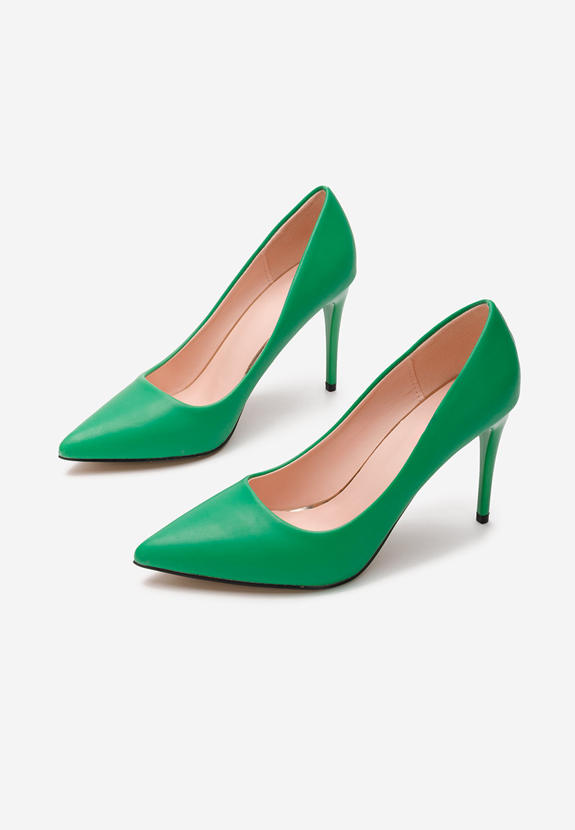 Chaussures stiletto vert Donia V2