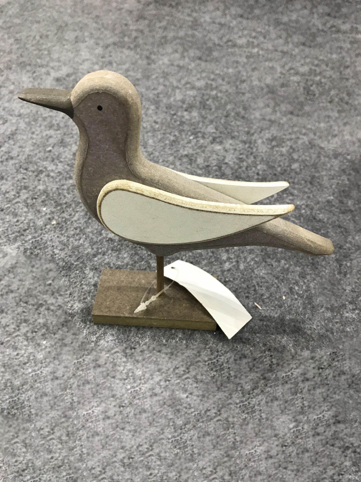 Figur 'Vogel', B 15 cm, H 13,5 cm, L 3,5 cm von fischer's lagerhaus
