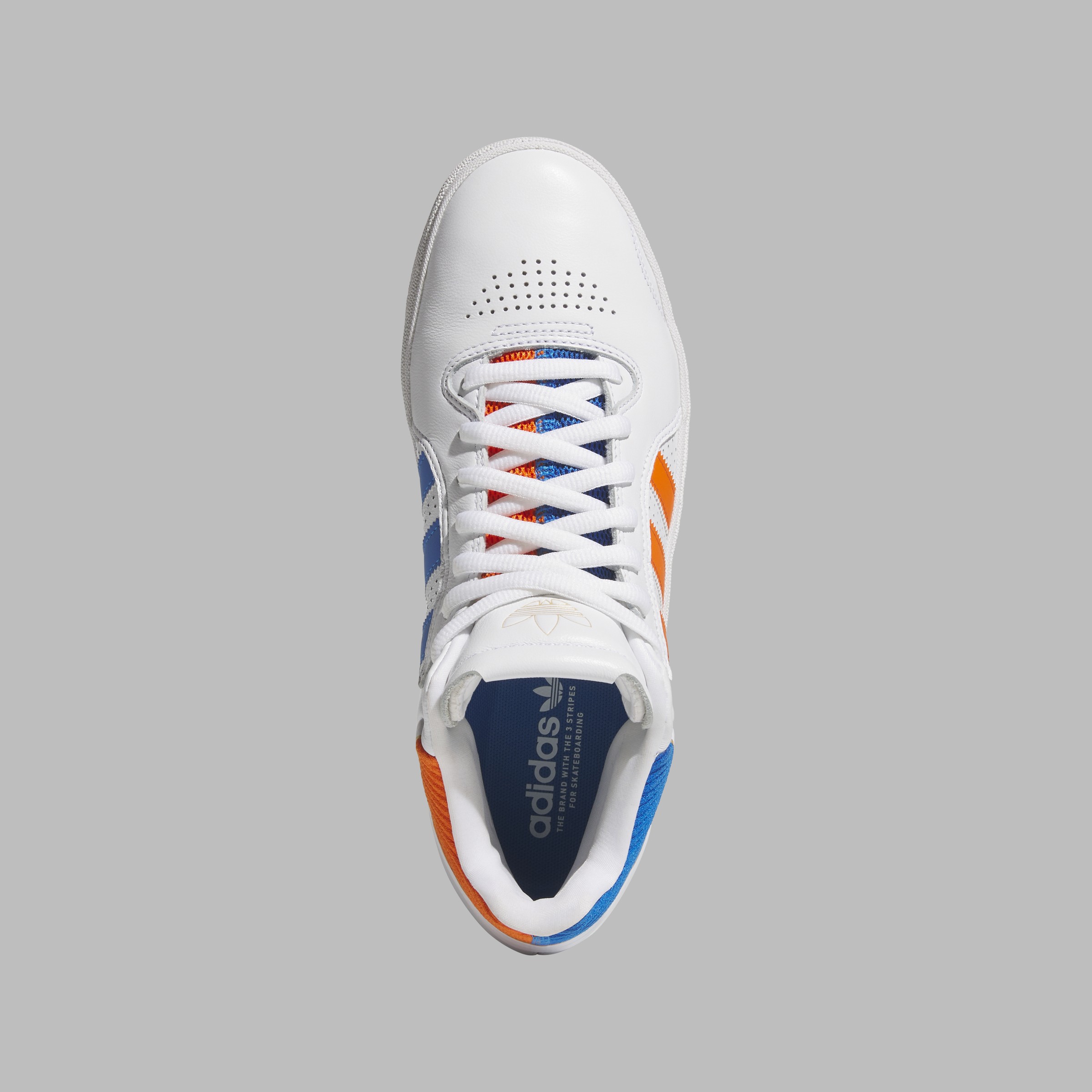 Adidas Skateboarding Tyshawn Cloud White Orange Blue Bird 4 US / 36 EU