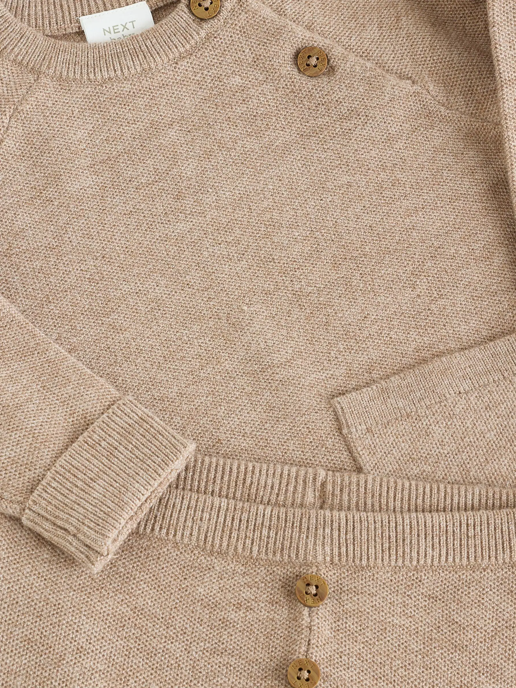 Neutraal - Babyset met gebreide trui en legging (0mnd-2jr)
