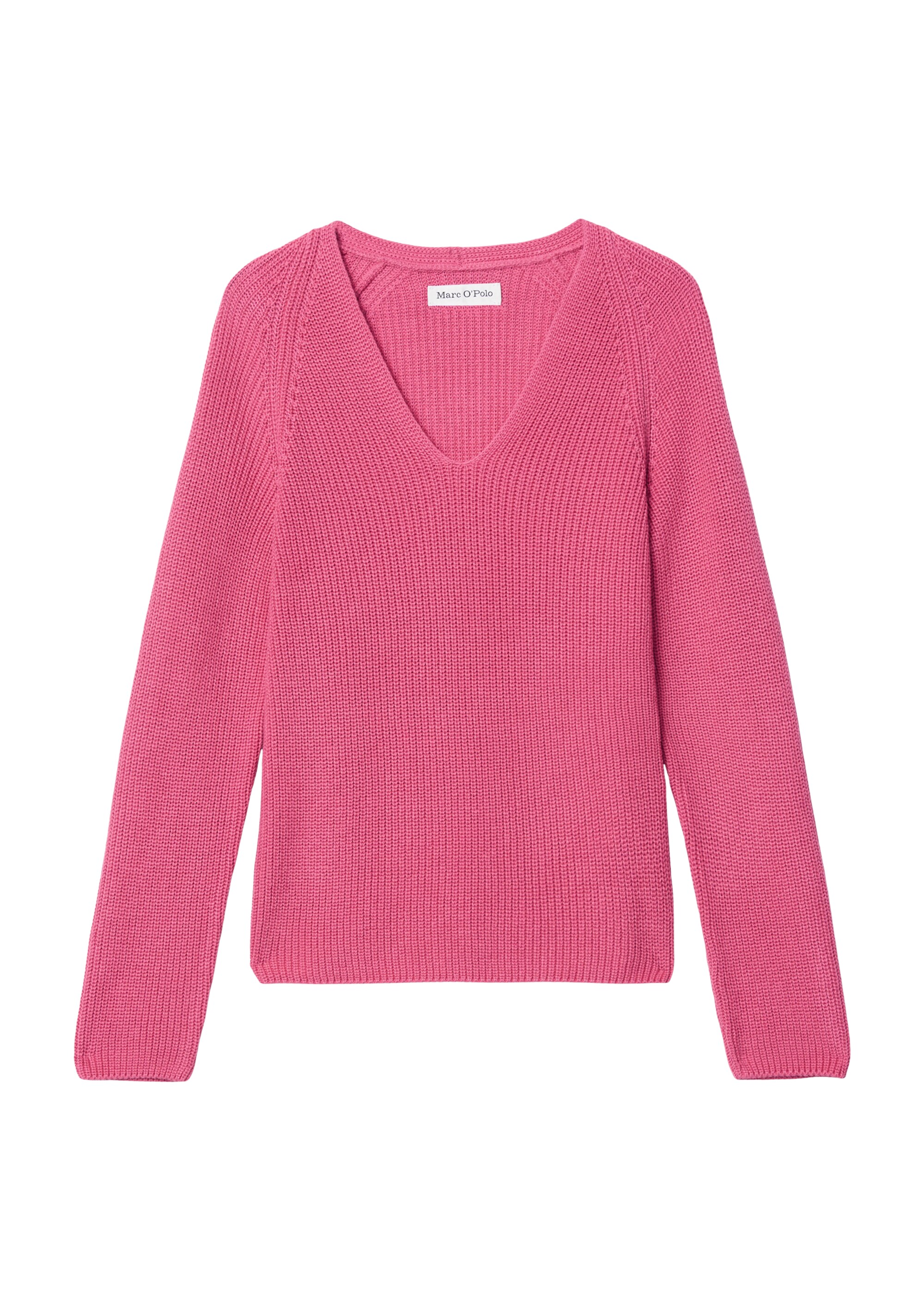 V-Neck-Strickpullover regularaus softem Baumwoll-Garn