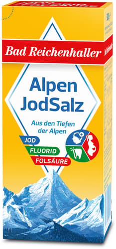 Bad Reichenhaller Jodsalz mit Fluorid+Folsäure