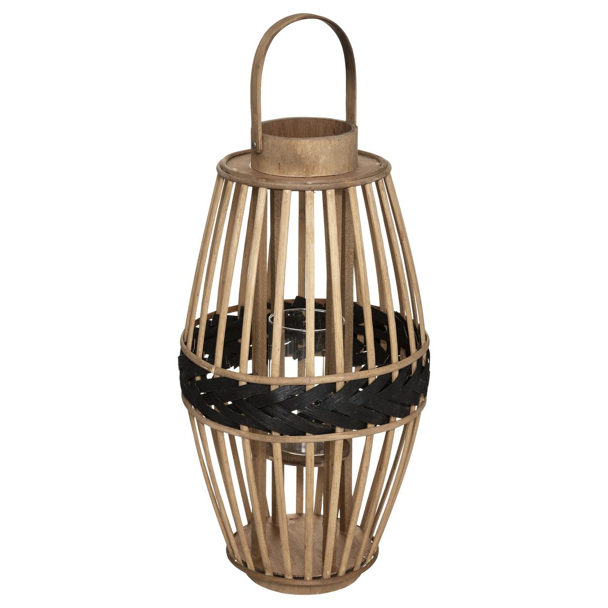 LANTERNE BAMBOU CUBA H.45CM