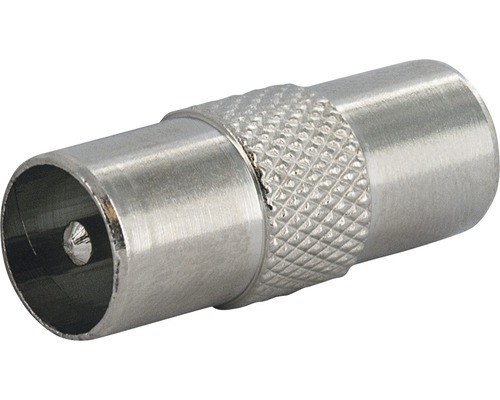IEC connector 2x IEC stekker zilver Schwaiger UEST8025531
