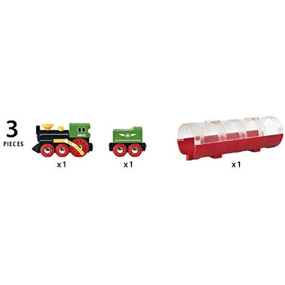 Brio Train à Vapeur avec Tunnel