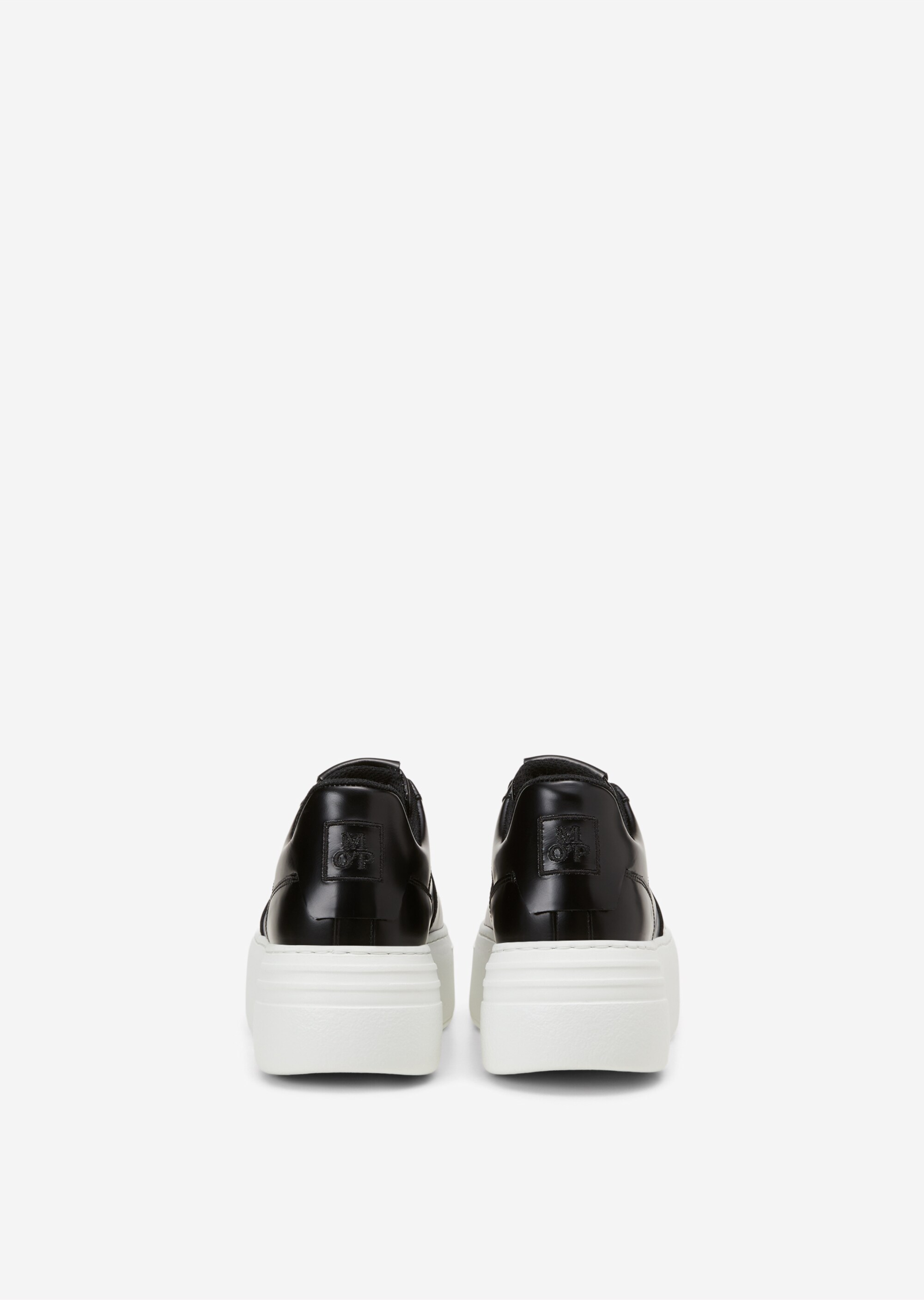 Plateau-Sneaker aus gebürstetem Rindleder
