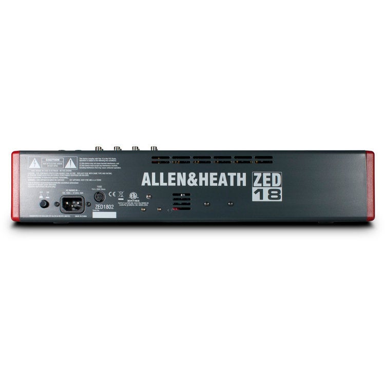 Allen & Heath ZED-18 live en PA mixer met USB