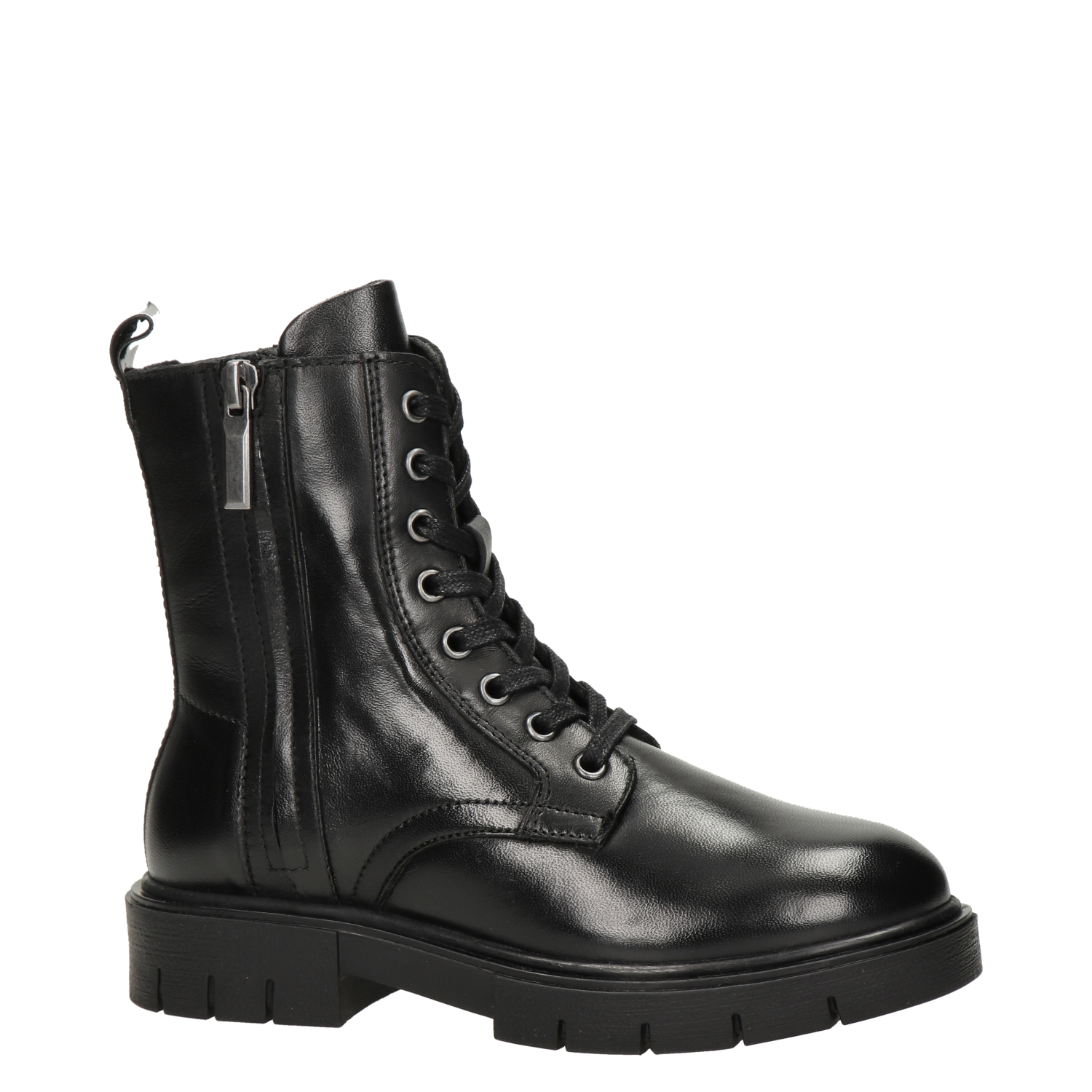 dames veterboot Nelson Kids Zwart
