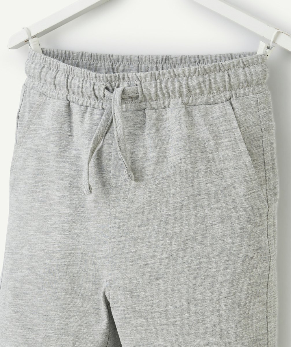 bermuda garçon en coton bio gris
