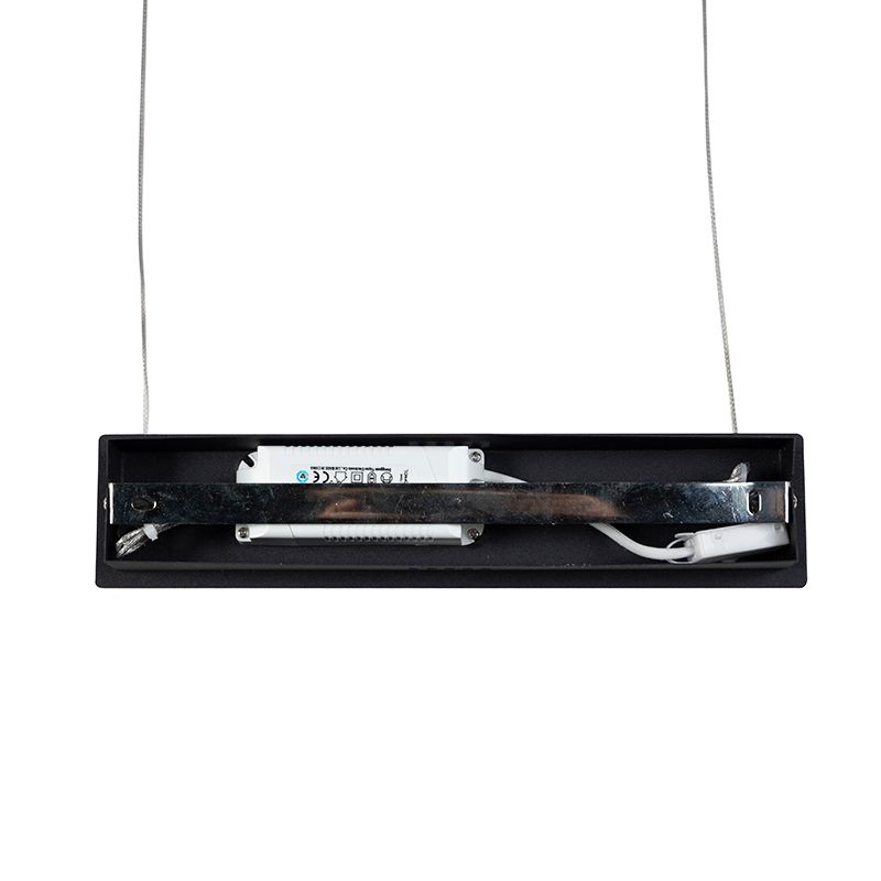 Design hanglamp zwart incl. LED met touchdimmer - Platina