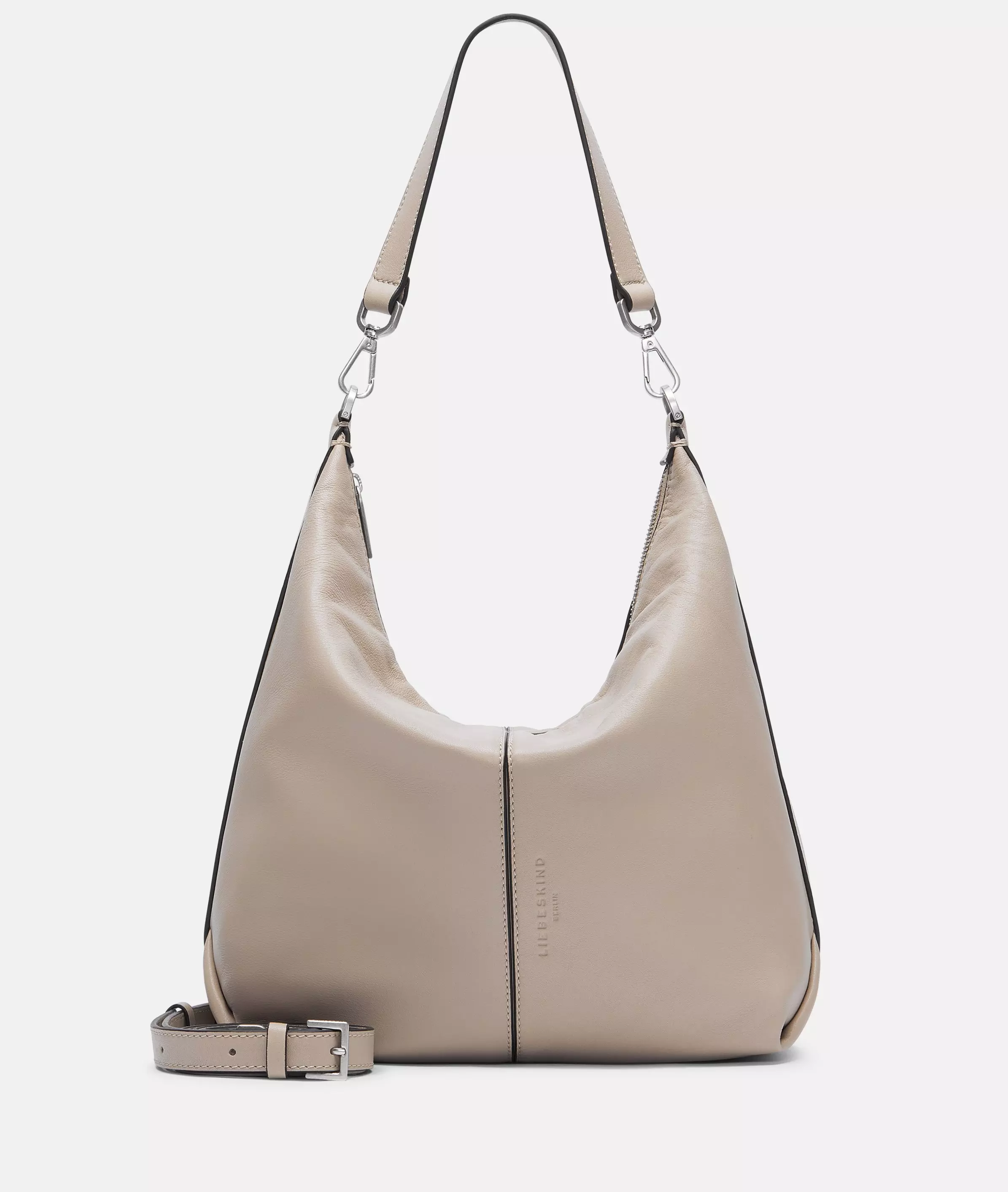 Paris Hobo M Spacious leather hobo bag