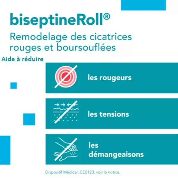 Biseptine Roll Remodelage des Cicatrices 20g