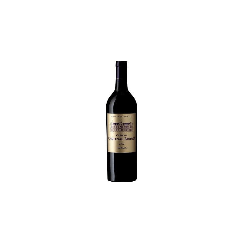 Château CANTENAC BROWN 2022 - Margaux - 3ème Cru Classé - par Caisse bois de 6 bouteilles 75 cl