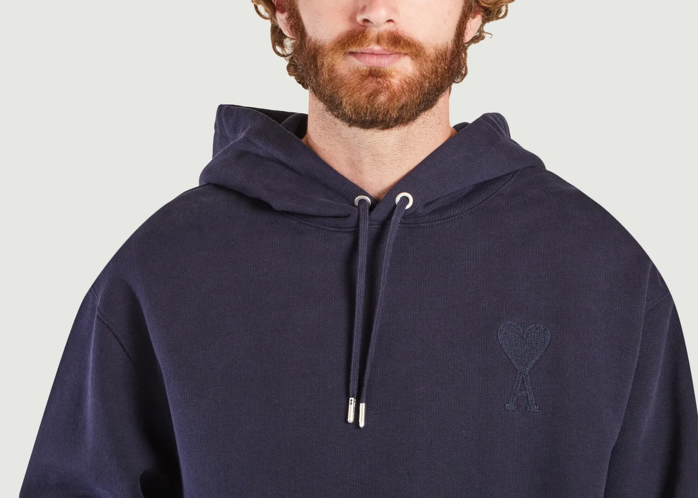 Hoodie AMI de coeur en coton biologique AMI Paris