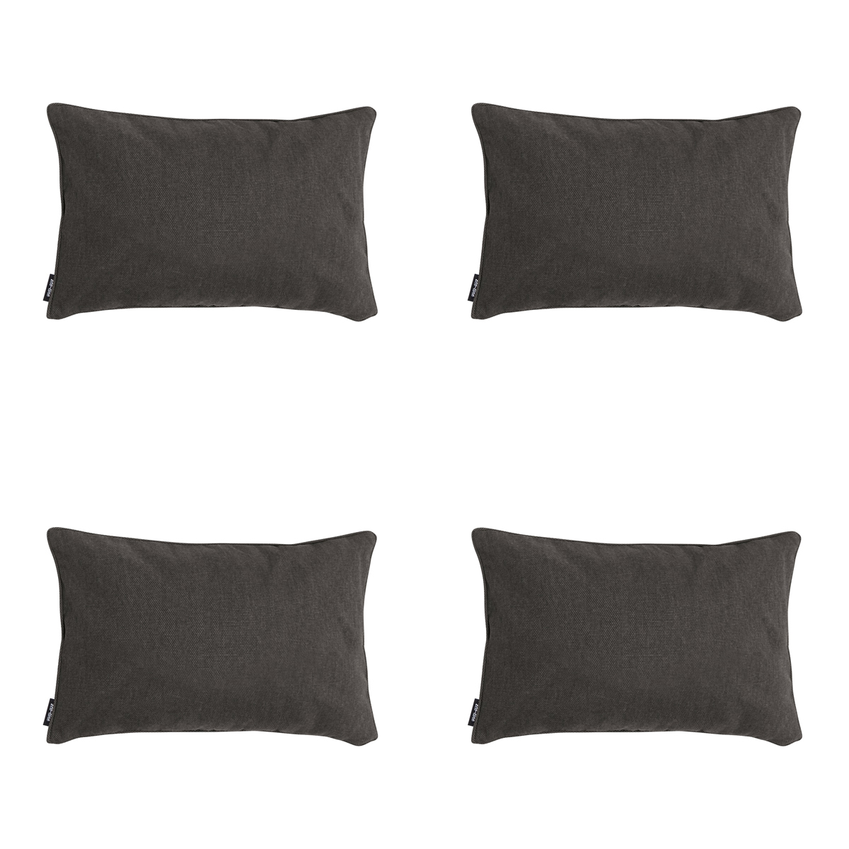 Madison Dark  canvas eco+ Sierkussen - Set van 4