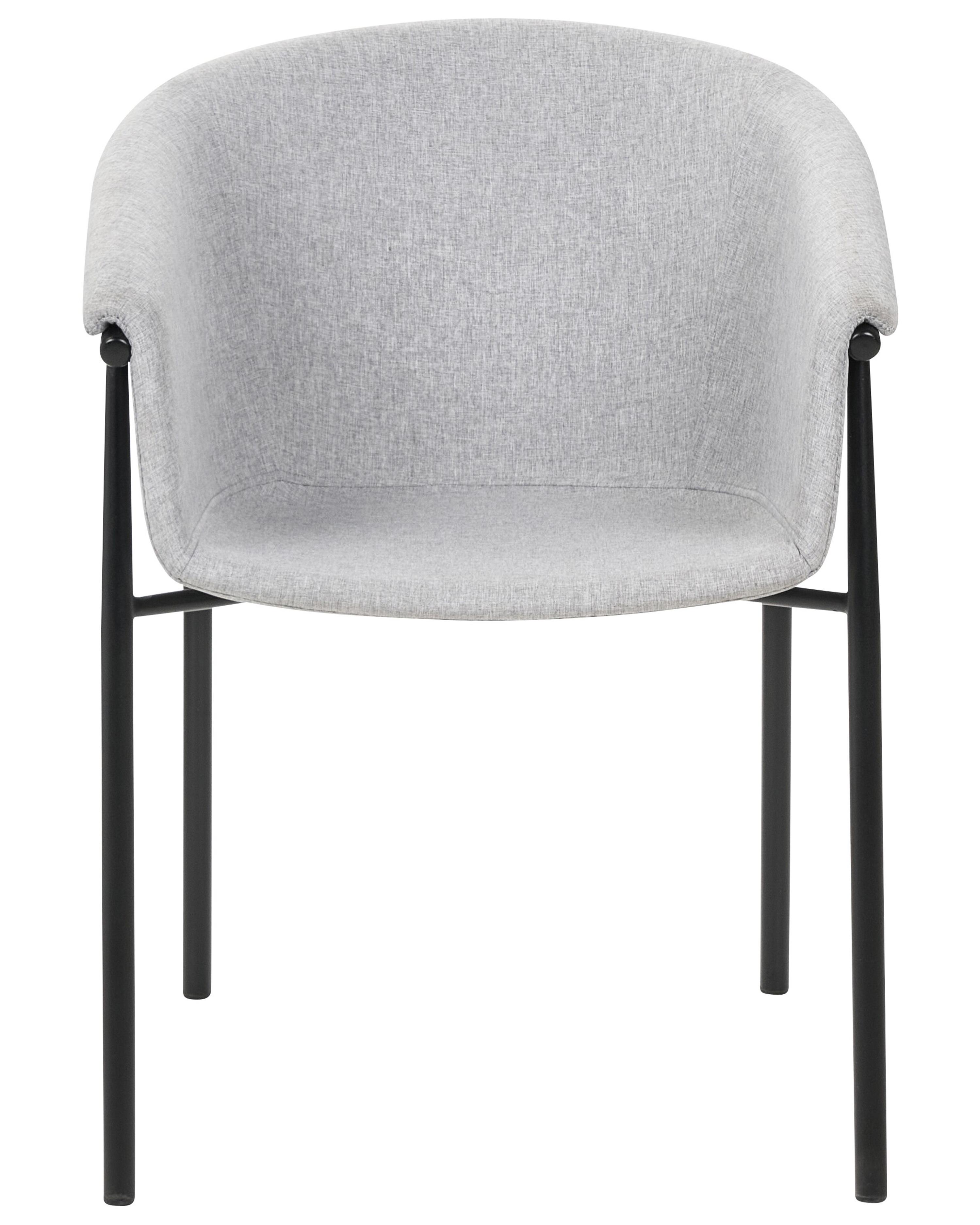 Set van 2 eetkamerstoelen AMES Lichtgrijs