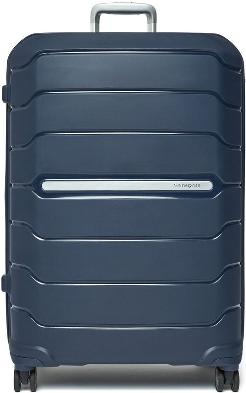 Spinner - Vergrootbare Koffer - Zwart - Kunststof - 99 L