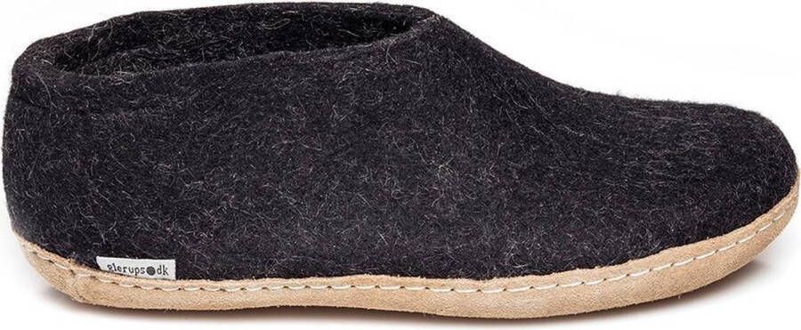 Glerups Laarzen DK Shoe Charcoal Lammwollfilz