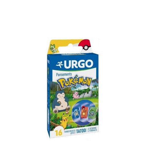 Urgo Tatoo Pokémon Pensos 16 unidades