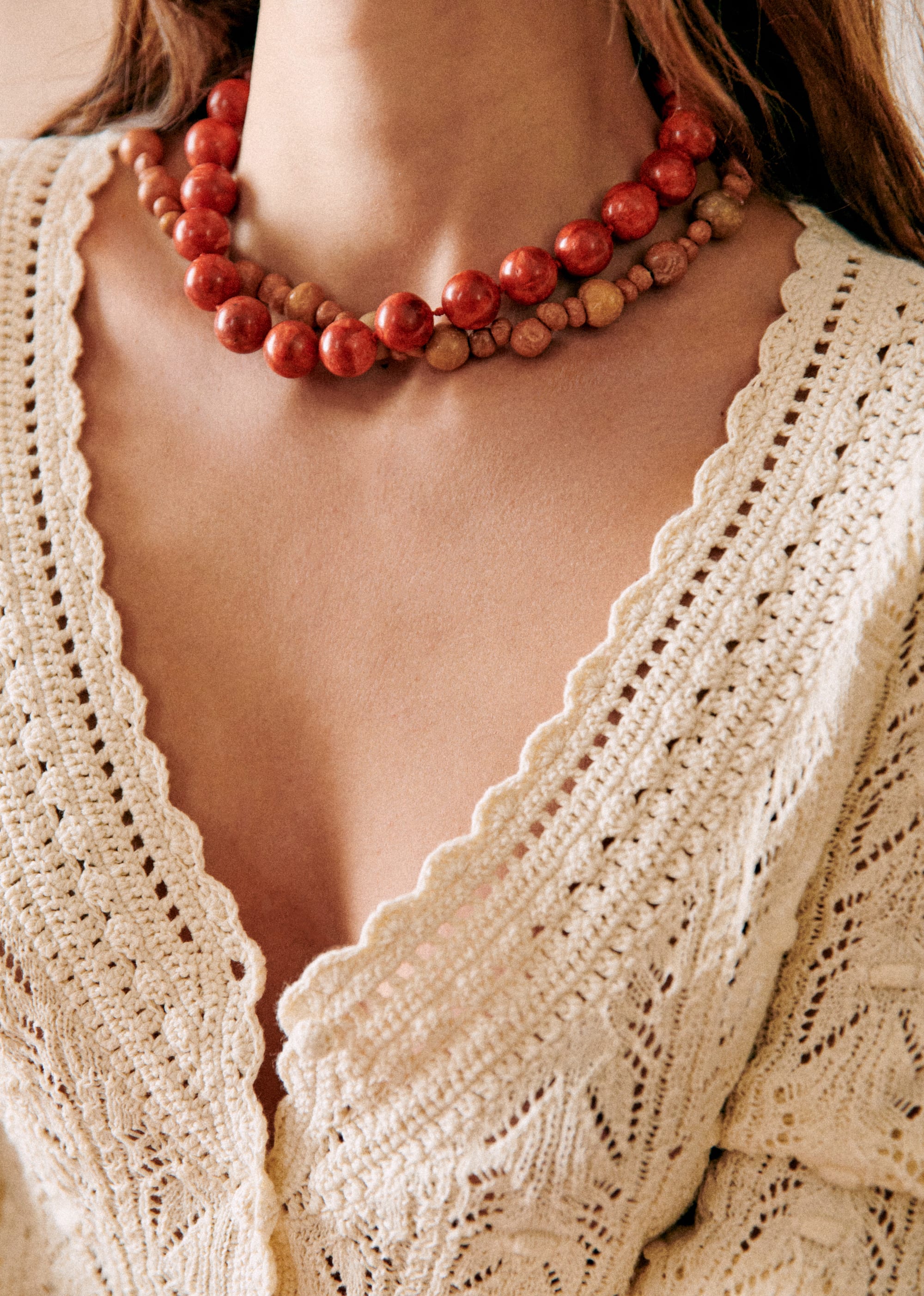Gilet Saja - Ficelle - E-SHOP/MAILLE 5905410
