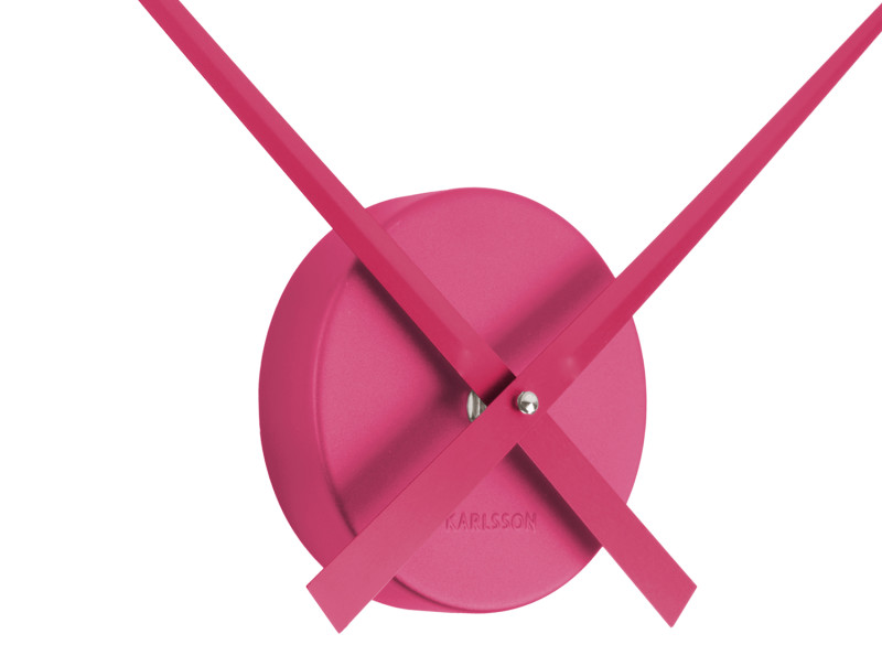 Wall Clock Little Big Time Mini Metallic KA4348DB Metallic dark blue