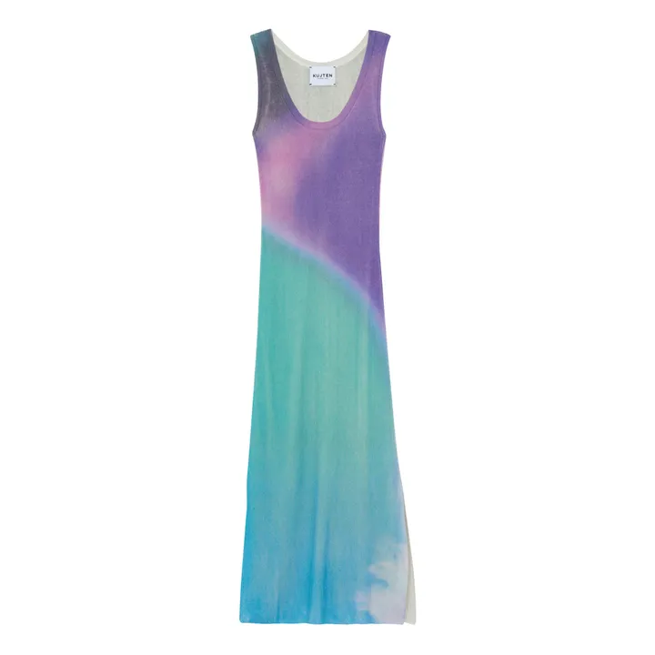 Kujten Robe Nisha Soie et Cachemire | Violet
