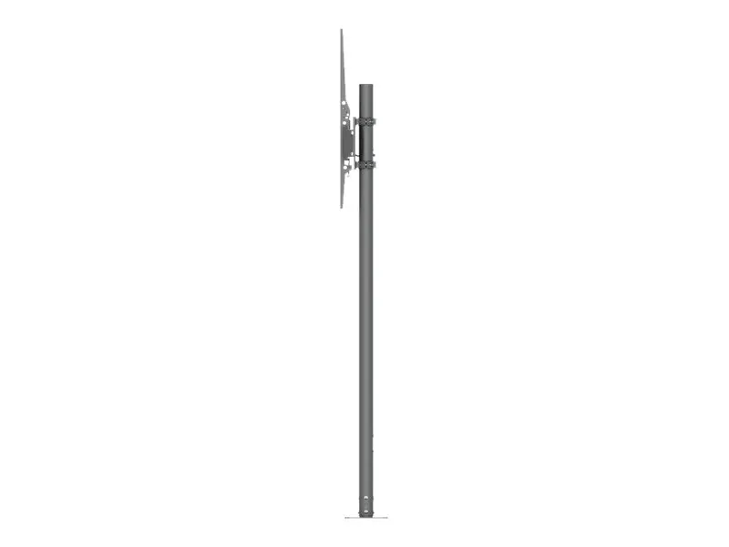 Multibrackets M Pro Dual Pole Floormount - Stativ - for LCD display - plastik, aluminium, stål - sort - skærmstørrelse: 65