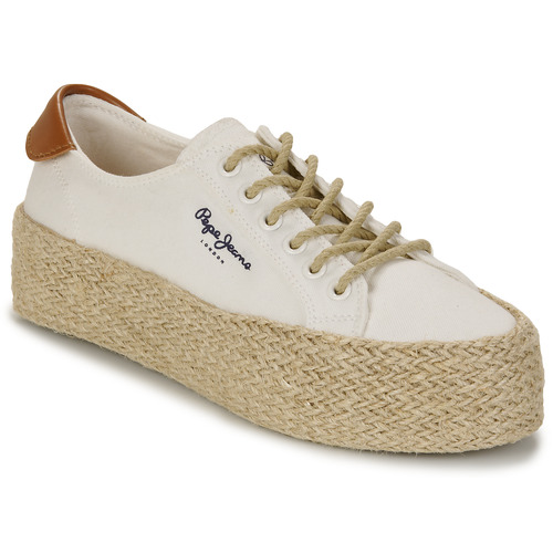 Pepe jeans - KYLE CLASSIC - Blanc / Marron