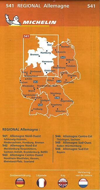 MICHELIN - 541 ALLEMAGNE NORD OUEST 1 350 000