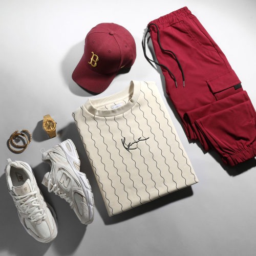 Sweat Crewneck Small Signature Ziczac 6029238 Beige