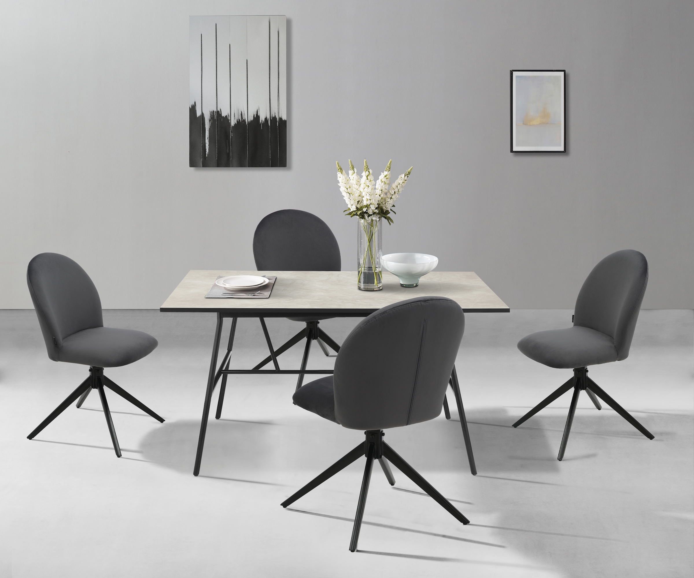 Home affaire Esszimmerstuhl »Tempa, TOPSELLER!, OTTOs Choice« (Set) 2 Stk.Drehstuhl mit 360 Grad Drehfunktion