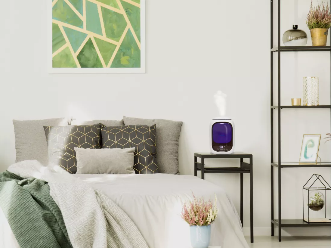 Humidificateur à ultrasons à vapeur pour 30 m²